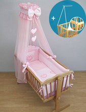 Load image into Gallery viewer, CROWN DRAPE / CANOPY NETTING FITS CRIB / CRADLE / MOSES BASKET CHECK PATTERN - babycomfort.co.uk