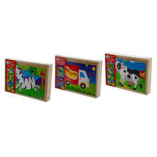 Load image into Gallery viewer, 4 in 1 Wooden Puzzle Traffic Animal Safari Children’s Kids Learning Fun Toy Activity - babycomfort.co.uk