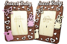 Load image into Gallery viewer, Sweet Baby Wooden Photo Frame Handmade for Tabletop or Wall Decorative Gift Idea - babycomfort.co.uk